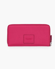 The Leather Continental Wallet Raspberry Pink | Marc Jacobs for sale