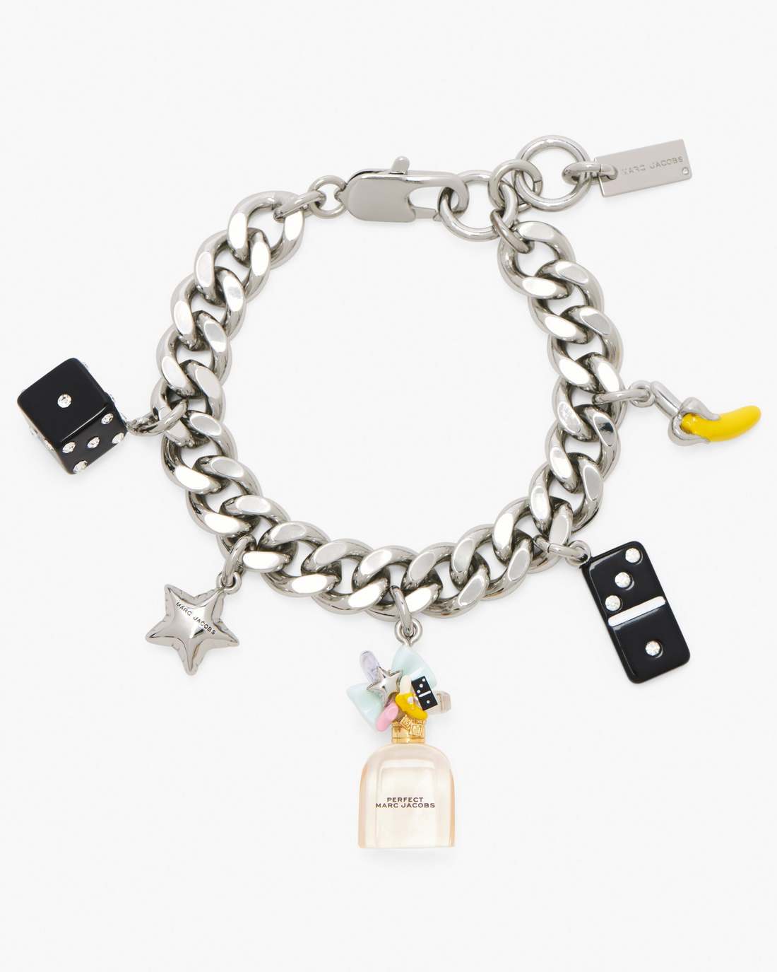 Perfect Charm Bracelet Silver/Pink Multi | Marc Jacobs cheap