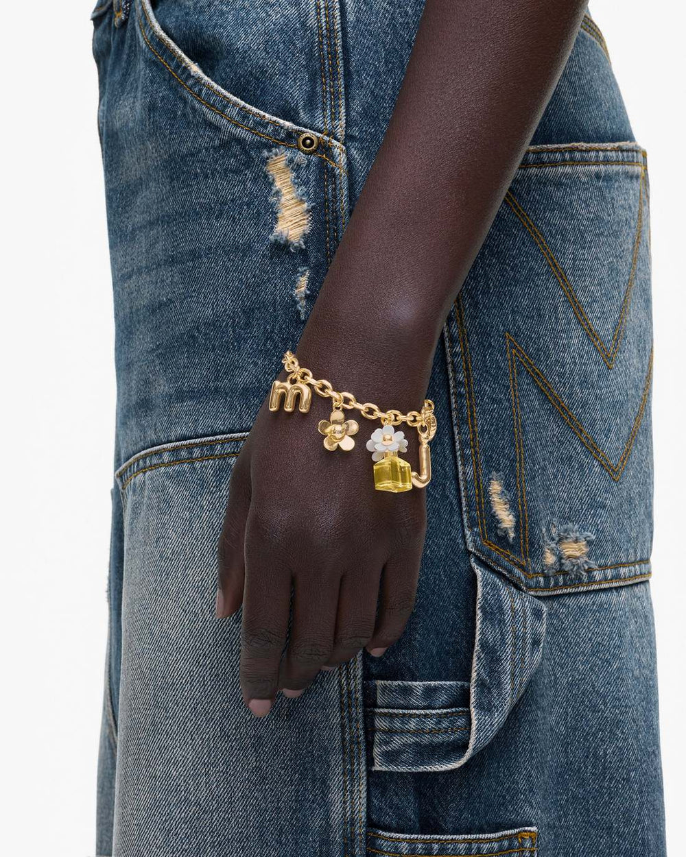 Daisy Charm Bracelet Gold/Yellow Multi | Marc Jacobs sale