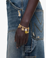 Daisy Charm Bracelet Gold/Yellow Multi | Marc Jacobs sale