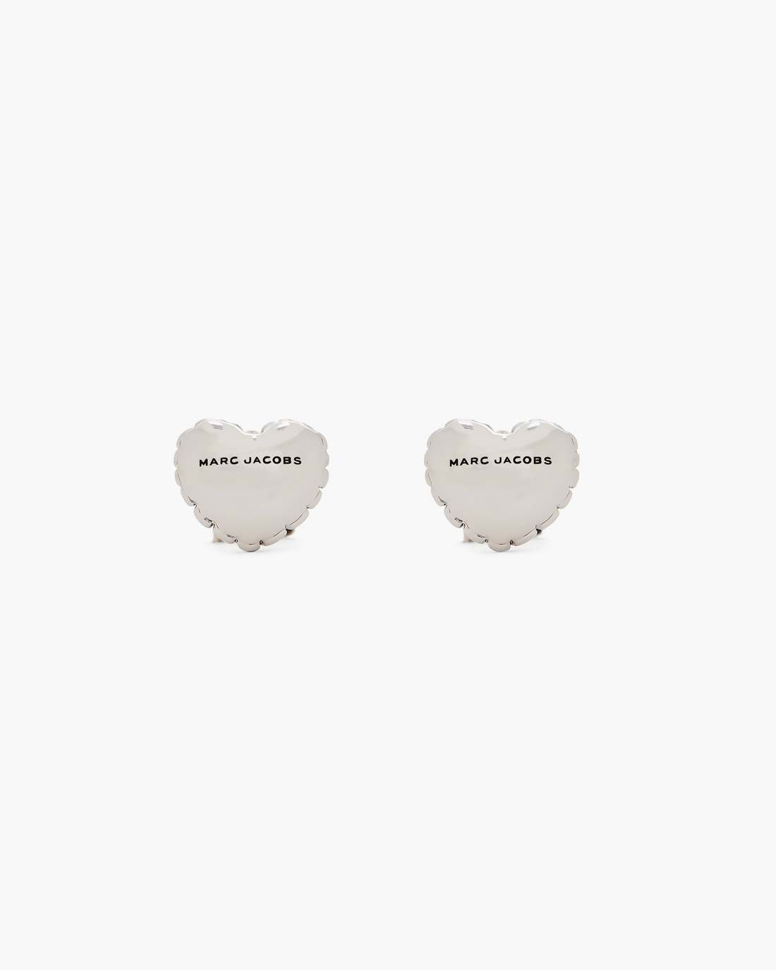 The Heart Balloon Stud Earrings Light Antique Silver | Marc Jacobs cheap