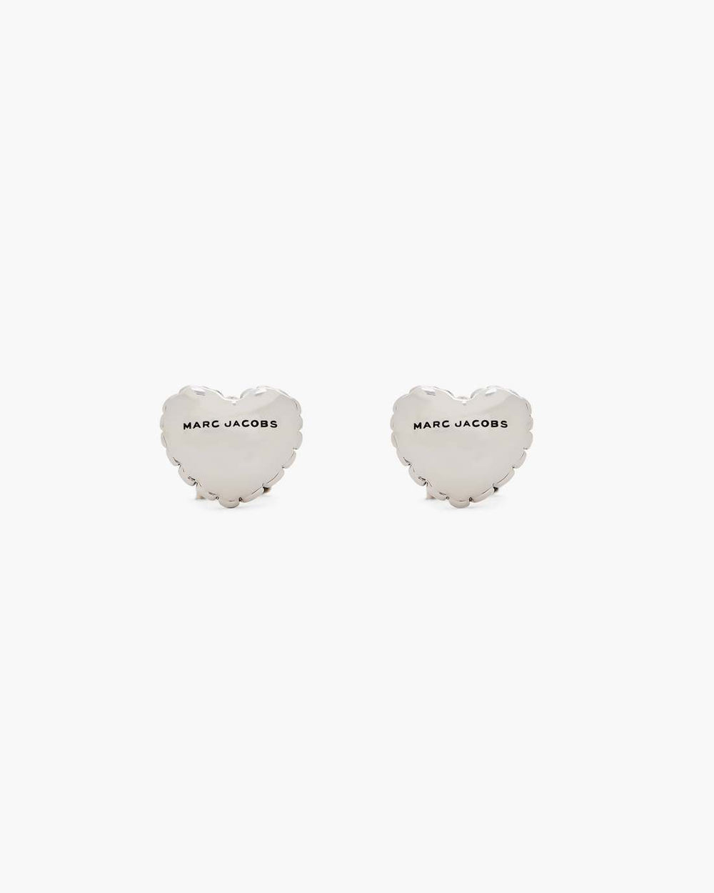 The Heart Balloon Stud Earrings Light Antique Silver | Marc Jacobs cheap