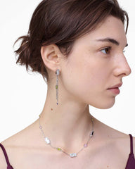 The J Marc Luxe Gem Linear Earrings Silver/Multi | Marc Jacobs cheap
