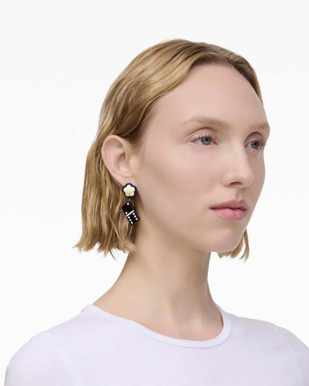 The Sticker Charm Earrings Silver Multi | Marc Jacobs Online