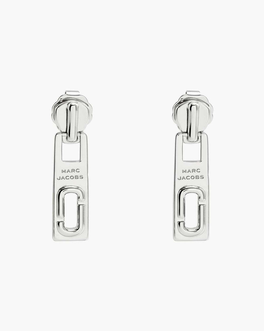 J Marc Zipper Earrings Silver | Marc Jacobs Outlet