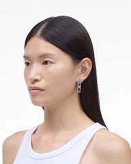 J Marc Zipper Earrings Silver | Marc Jacobs Outlet
