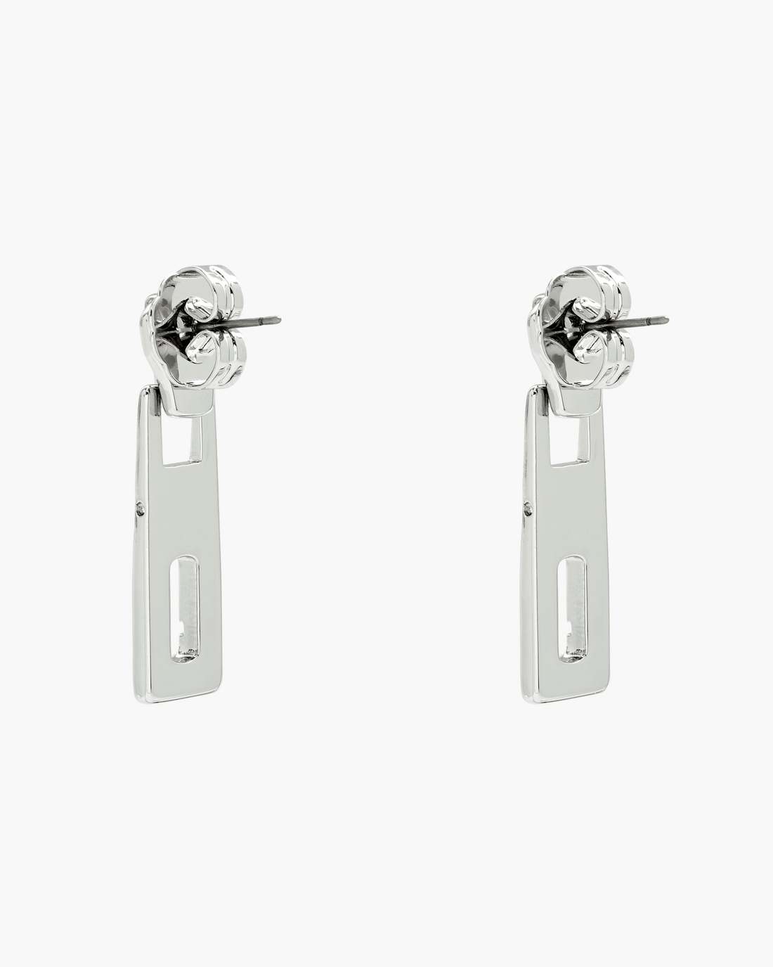 J Marc Zipper Earrings Silver | Marc Jacobs Outlet