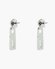 J Marc Zipper Earrings Silver | Marc Jacobs Outlet