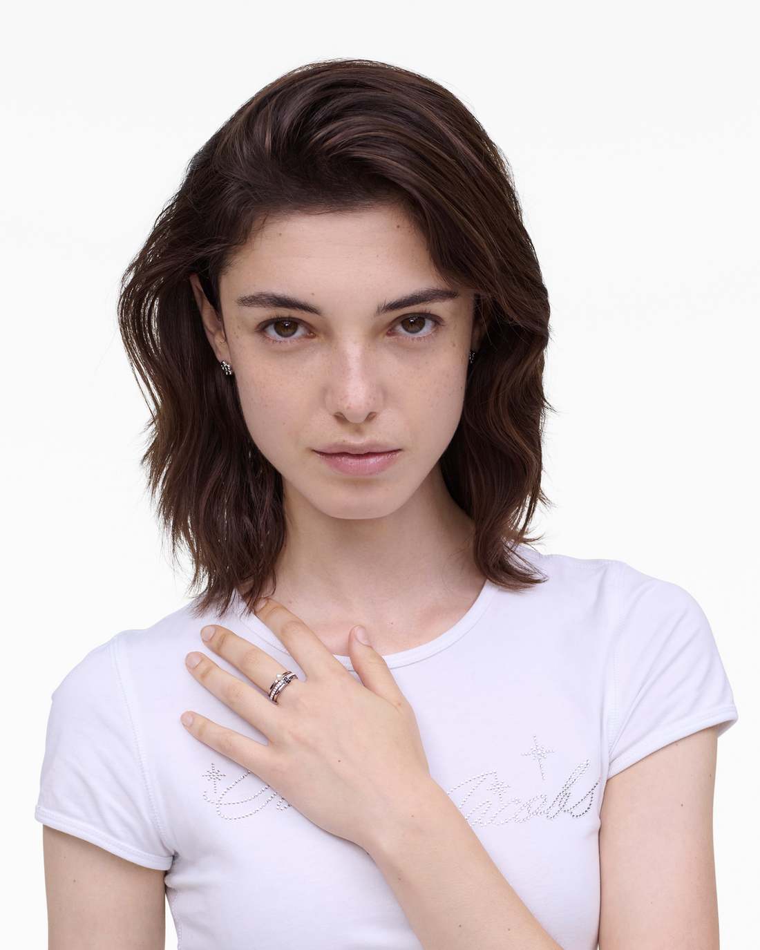 The Rouge Ring Set Silver/Multi | Marc Jacobs cheap