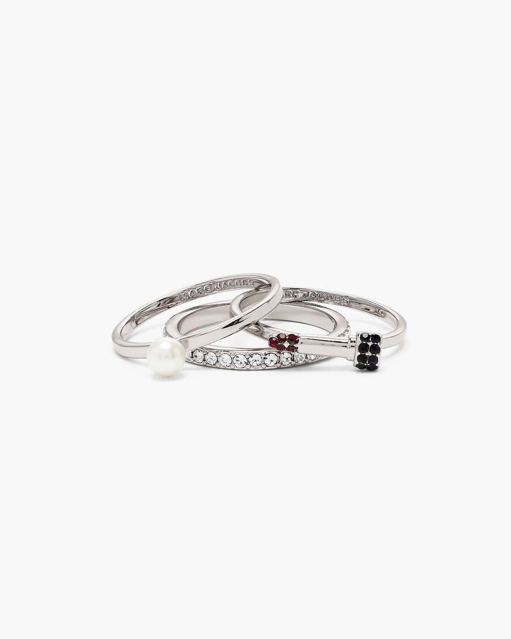 The Rouge Ring Set Silver/Multi | Marc Jacobs cheap