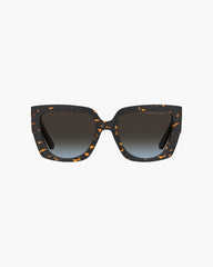 The J Marc Square Cutout Sunglasses Havana | Marc Jacobs on sale