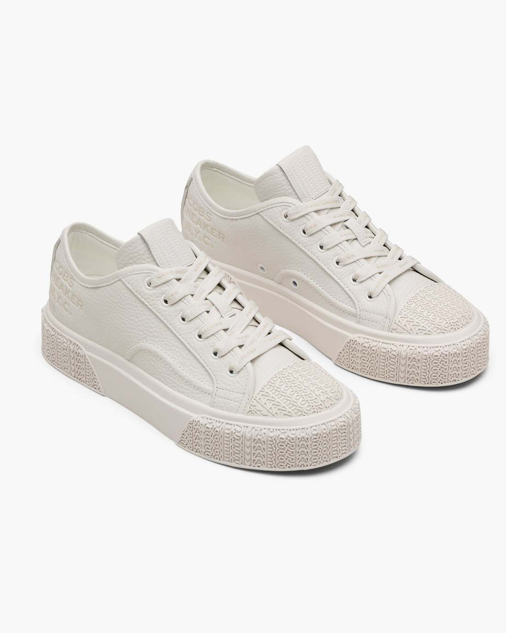 The Leather Sneaker Cotton White | Marc Jacobs for sale