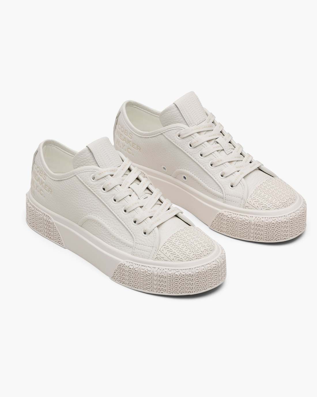 The Leather Sneaker Cotton White | Marc Jacobs for sale
