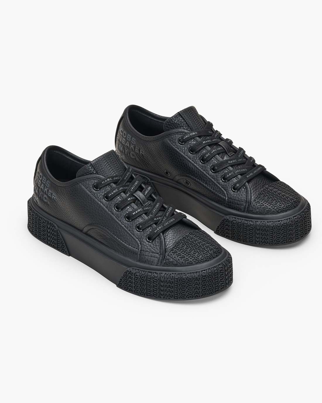 The Leather Sneaker Black | Marc Jacobs Online