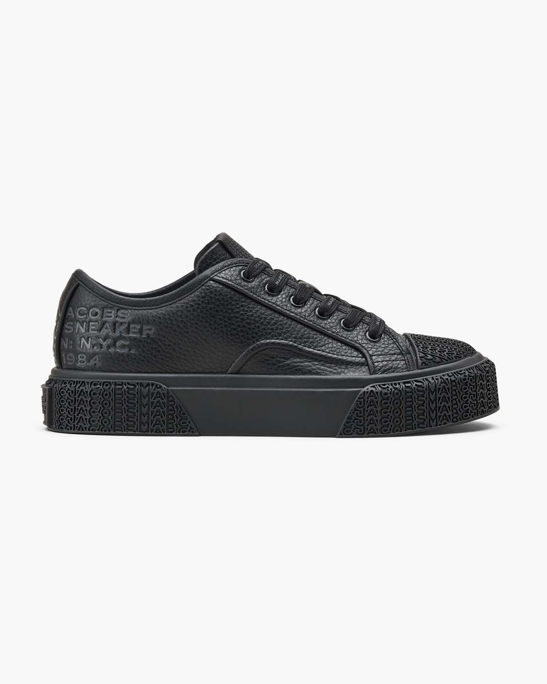 The Leather Sneaker Black | Marc Jacobs Online
