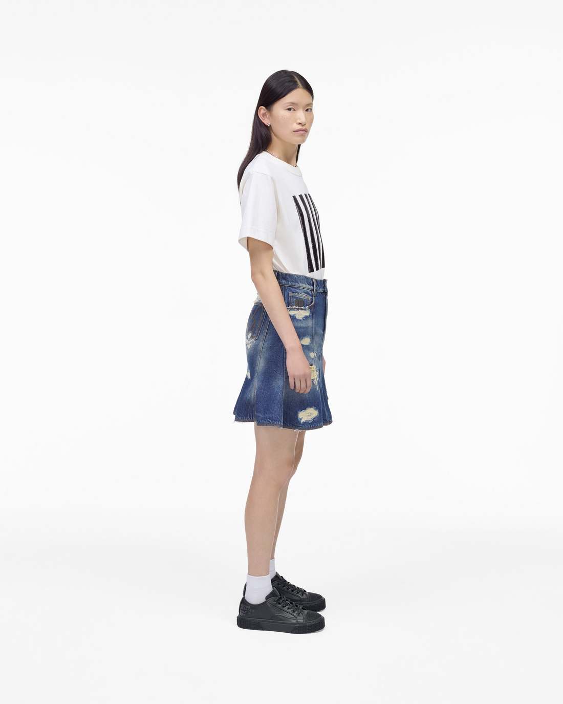 The Leather Sneaker Black | Marc Jacobs Online