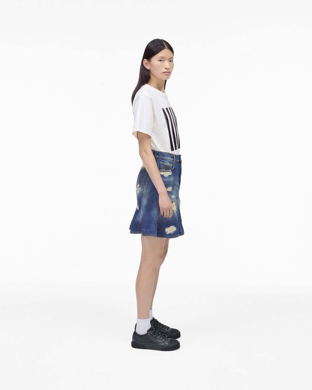 The Leather Sneaker Black | Marc Jacobs Online