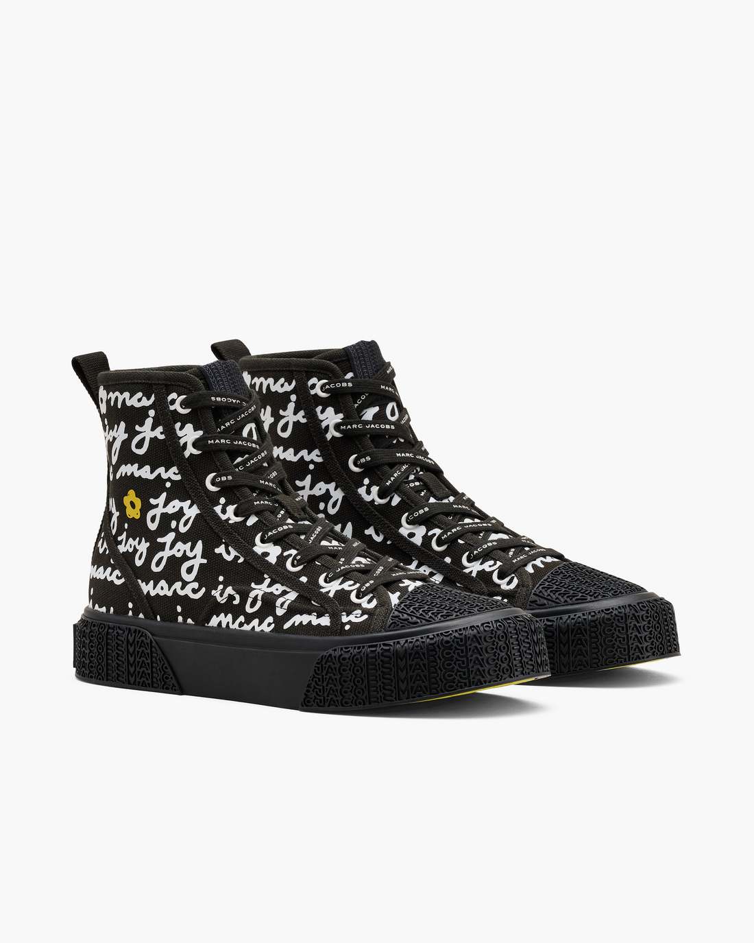 The Marc Is Joy Canvas Sneaker Black Multi | Marc Jacobs on sale