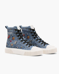 The Trinket Charm High Top Sneaker Medium Wash Multi | Marc Jacobs cheap