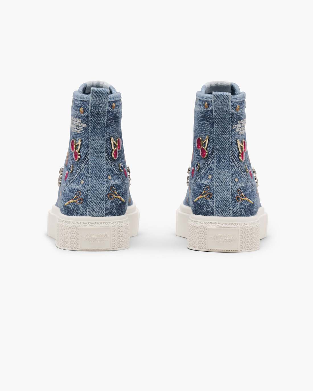 The Trinket Charm High Top Sneaker Medium Wash Multi | Marc Jacobs cheap