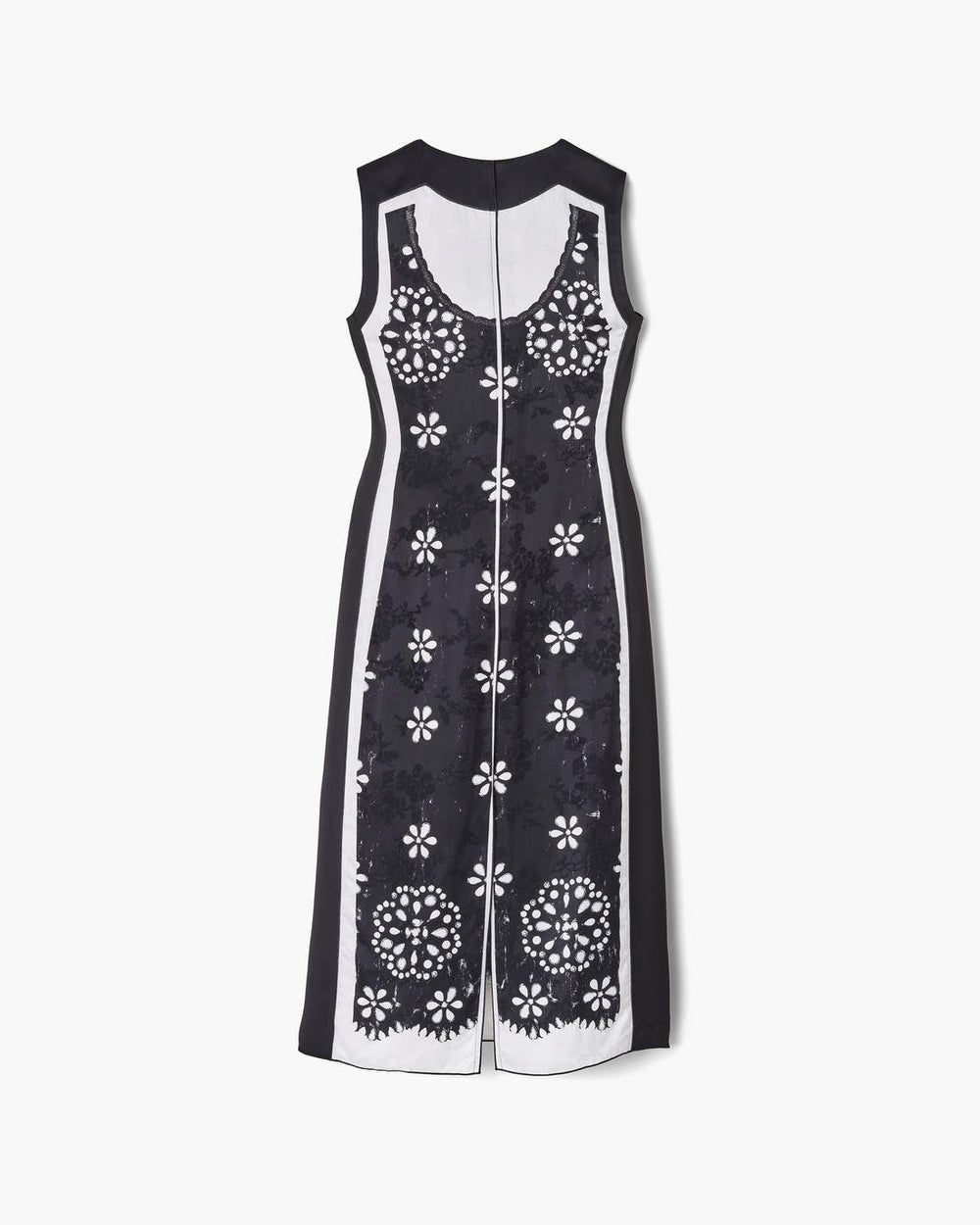 Trompe L'Oeil Eyelet Dress Black/White | Marc Jacobs Outlet