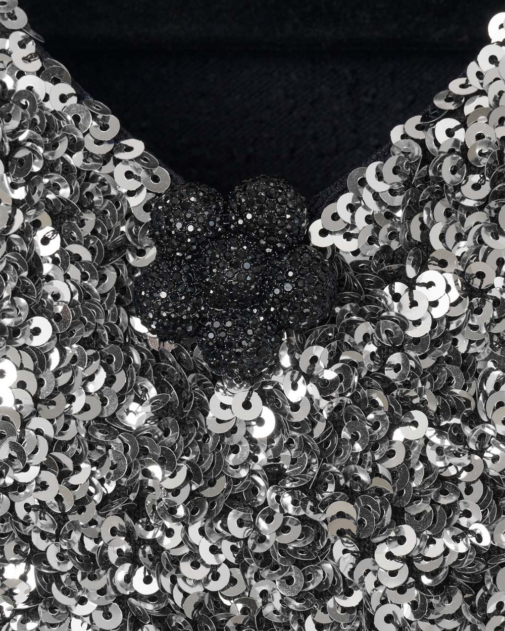 Sequin V-Neck Knit Dress Silver | Marc Jacobs cheap