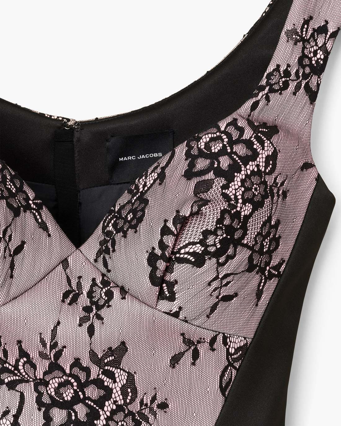 Sculpted Lace Shadow Dress Black Multi | Marc Jacobs discount