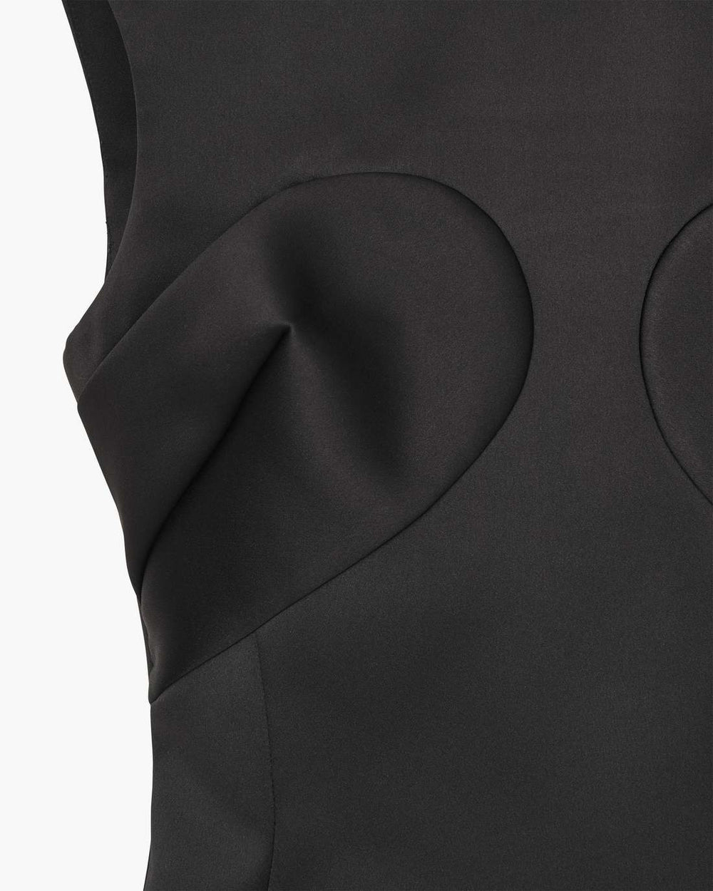 Seamed Up Satin Dress Black | Marc Jacobs Outlet