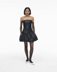 The Leather Bubble Dress Black | Marc Jacobs Online