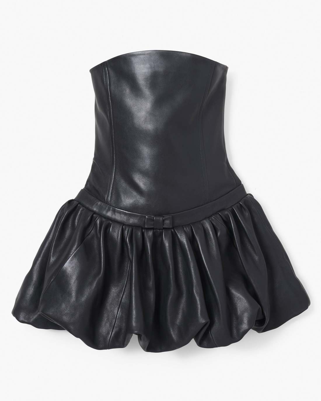 The Leather Bubble Dress Black | Marc Jacobs Online