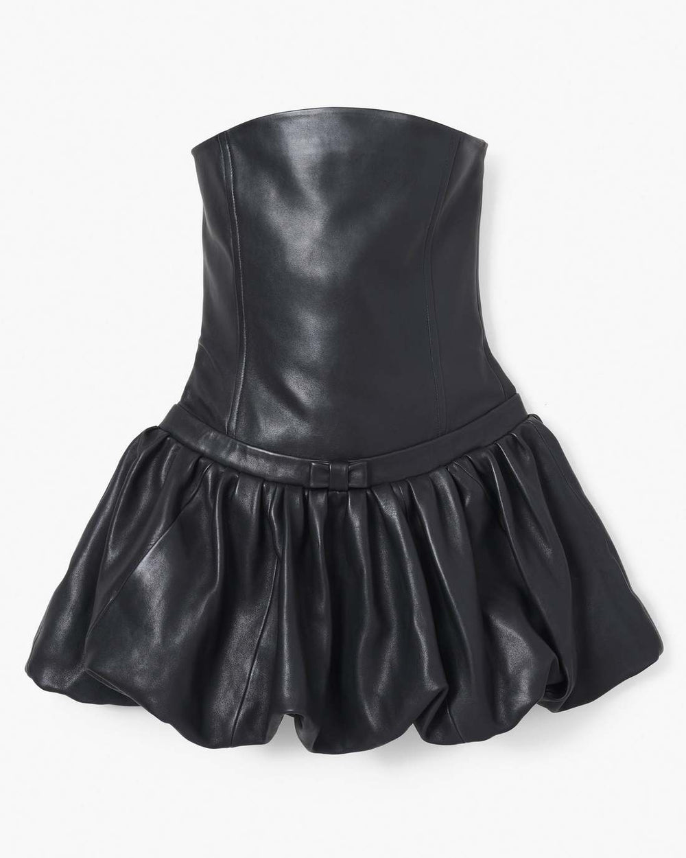 The Leather Bubble Dress Black | Marc Jacobs Online
