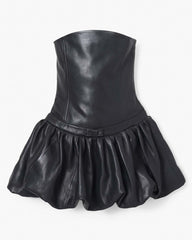 The Leather Bubble Dress Black | Marc Jacobs Online