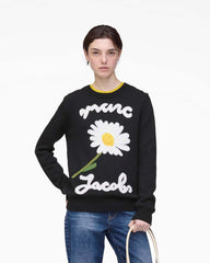Marc Is Joy Jacquard Crewneck Black | Marc Jacobs for sale