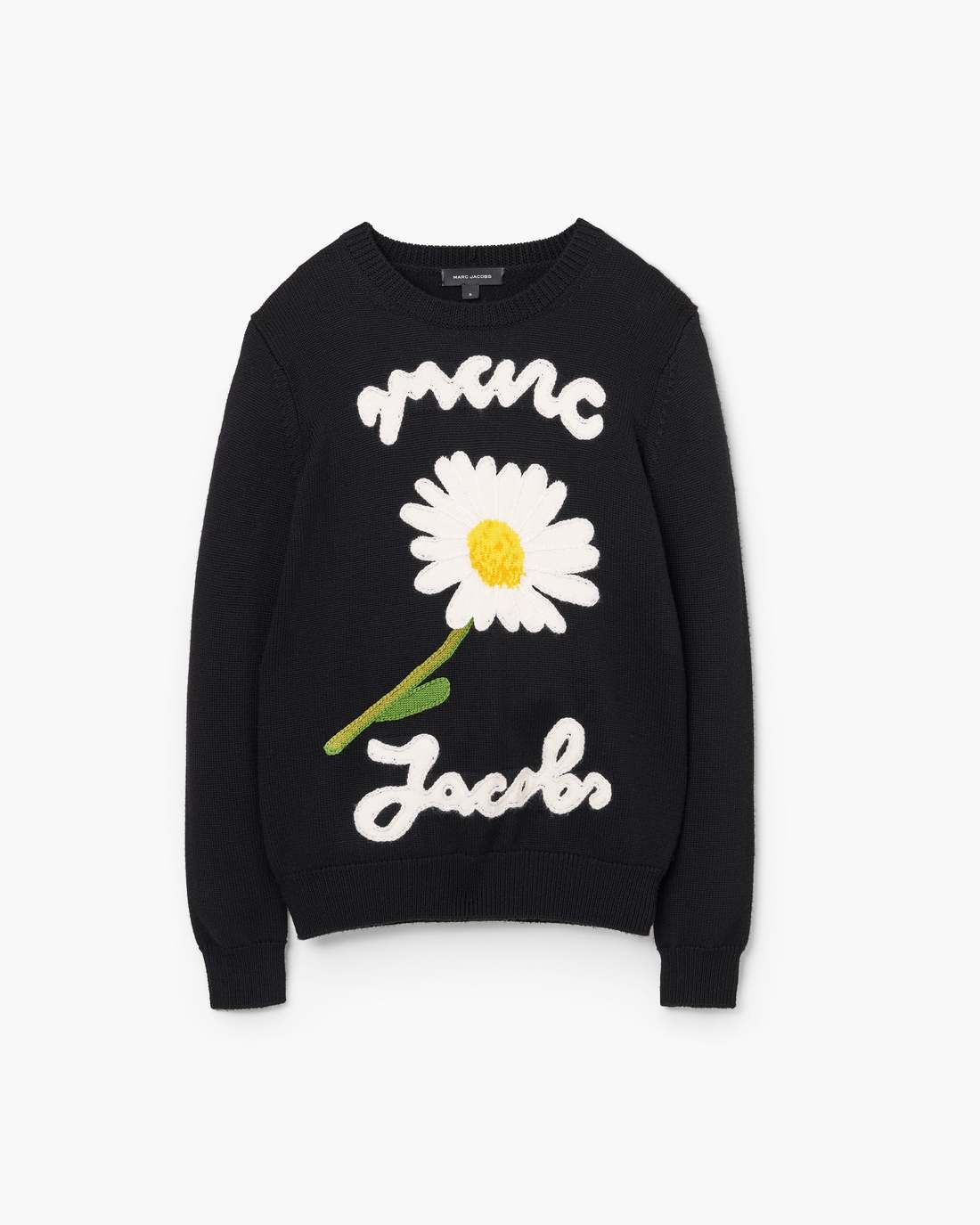 Marc Is Joy Jacquard Crewneck Black | Marc Jacobs for sale