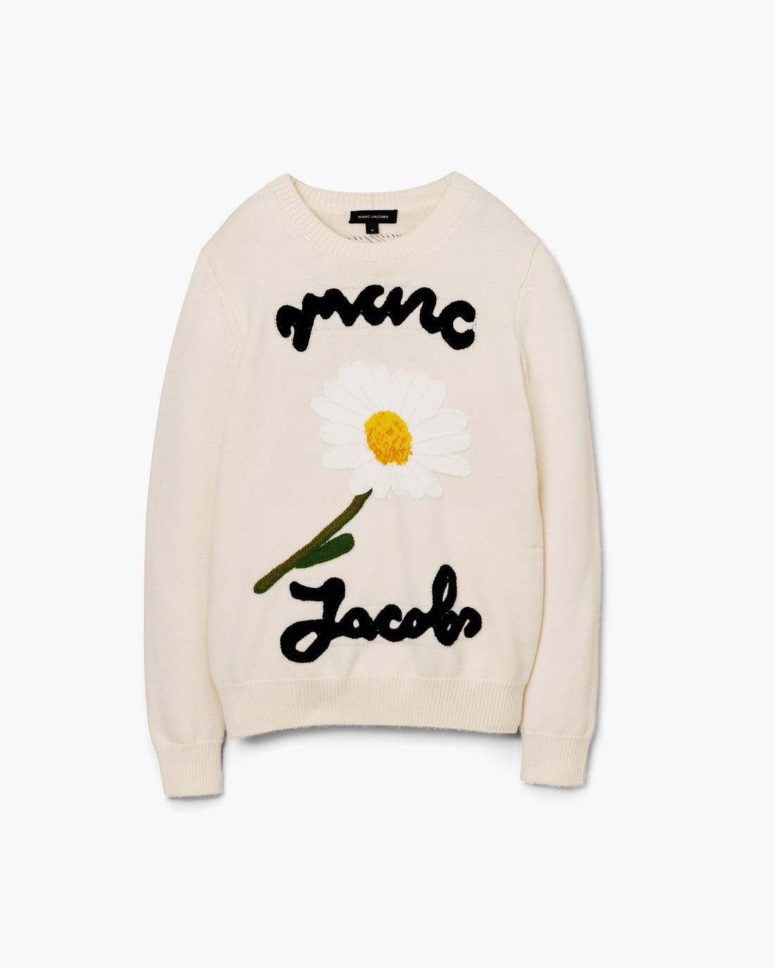 Marc Is Joy Jacquard Crewneck Ivory | Marc Jacobs Online