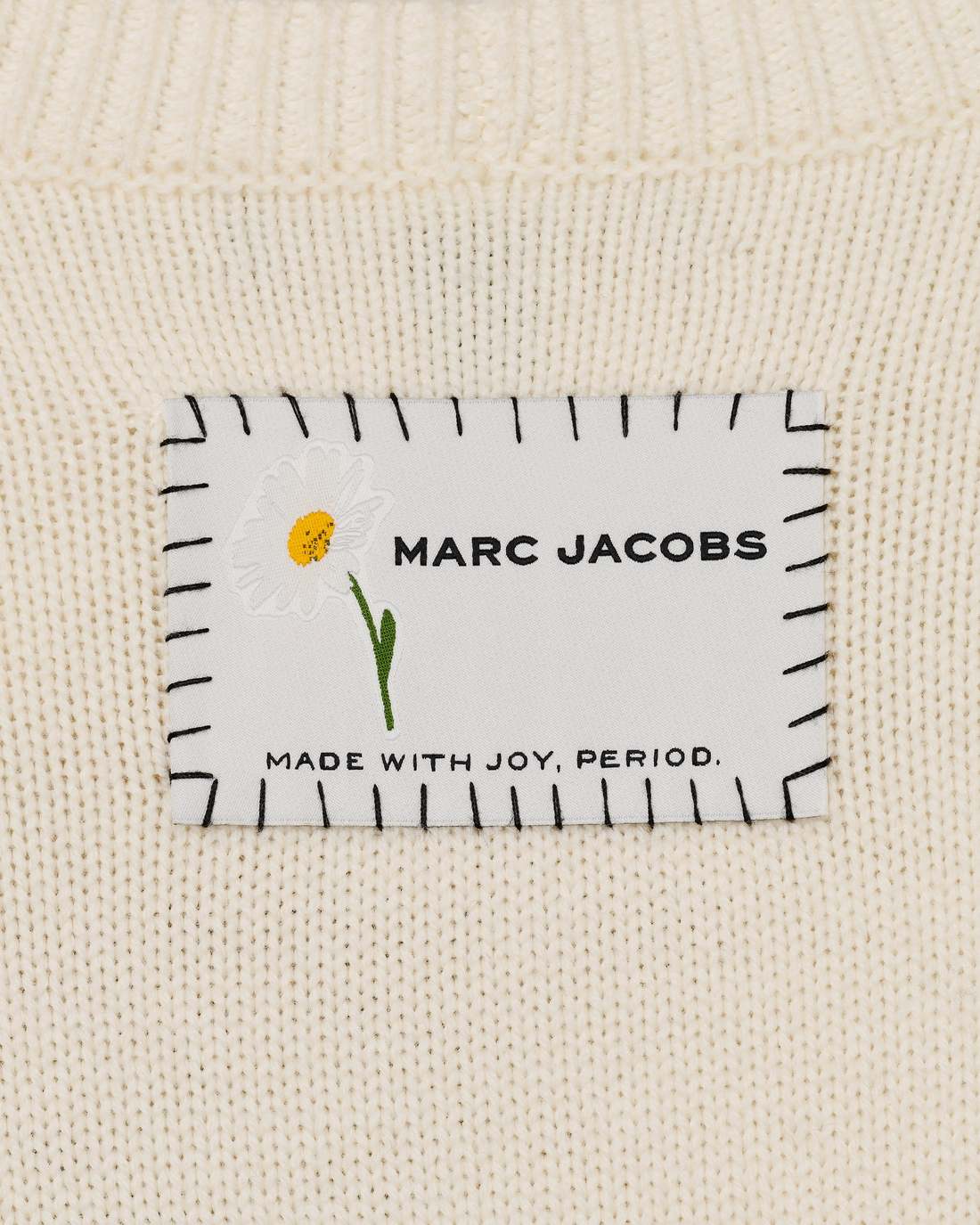 Marc Is Joy Jacquard Crewneck Ivory | Marc Jacobs Online