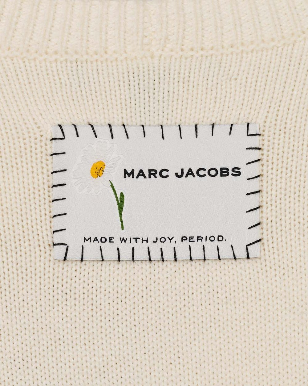 Marc Is Joy Jacquard Crewneck Ivory | Marc Jacobs Online