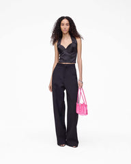 Sculpted Satin Halter Top Black | Marc Jacobs cheap