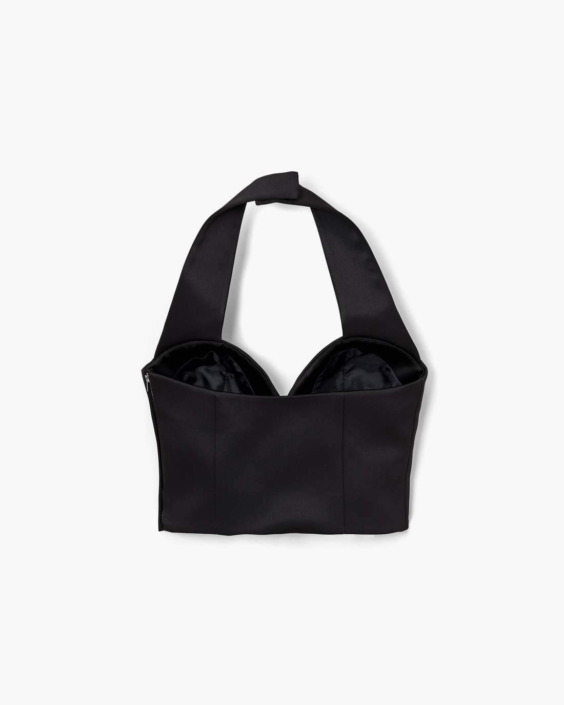 Sculpted Satin Halter Top Black | Marc Jacobs cheap