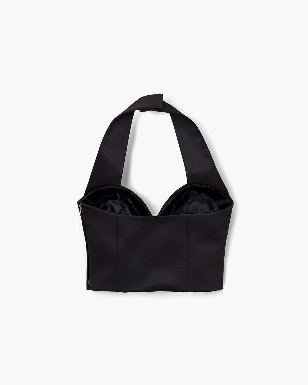 Sculpted Satin Halter Top Black | Marc Jacobs cheap