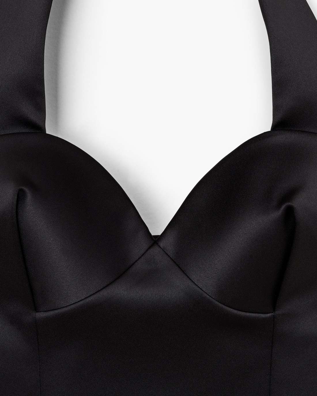 Sculpted Satin Halter Top Black | Marc Jacobs cheap