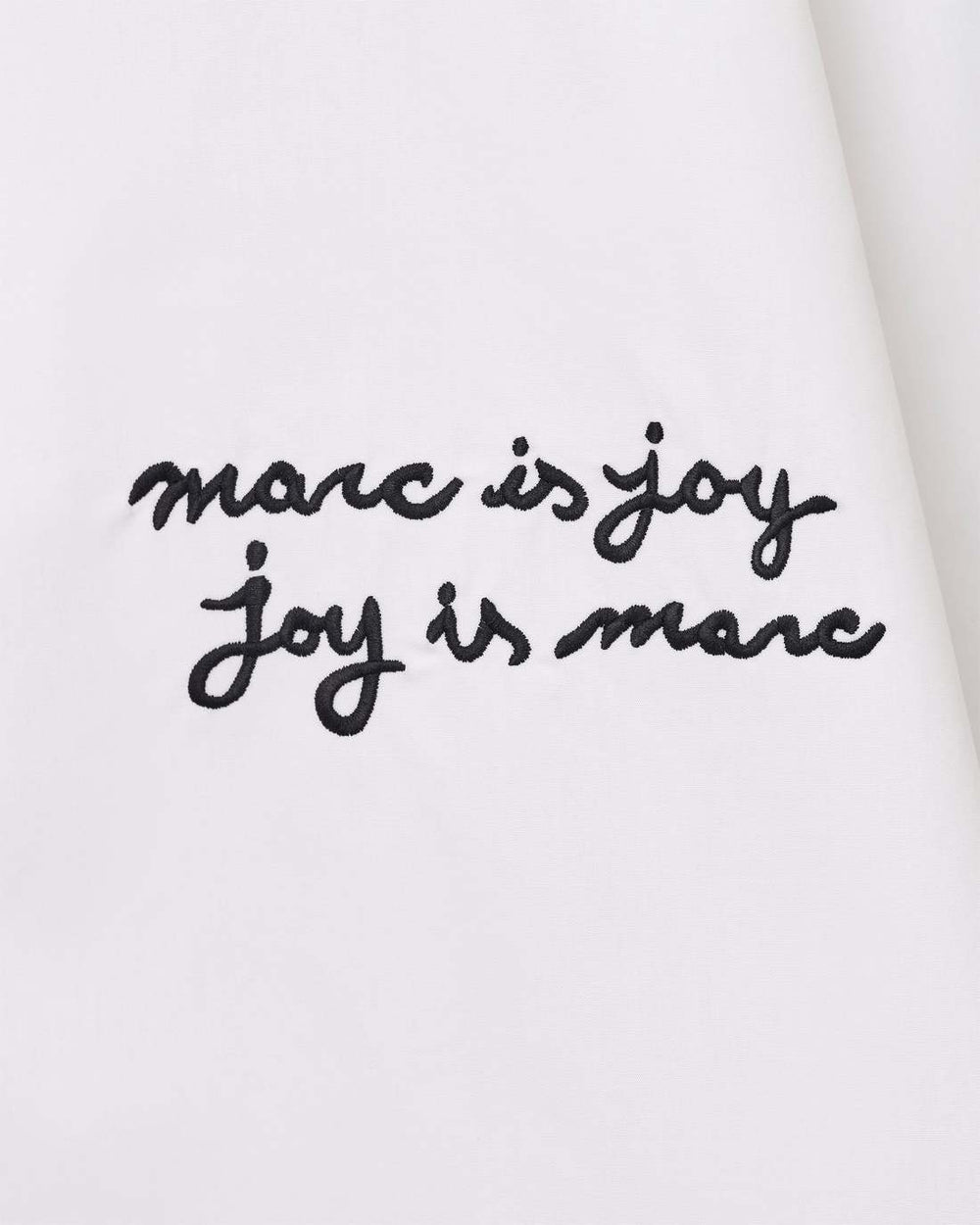 Marc Is Joy Shirt White | Marc Jacobs Online