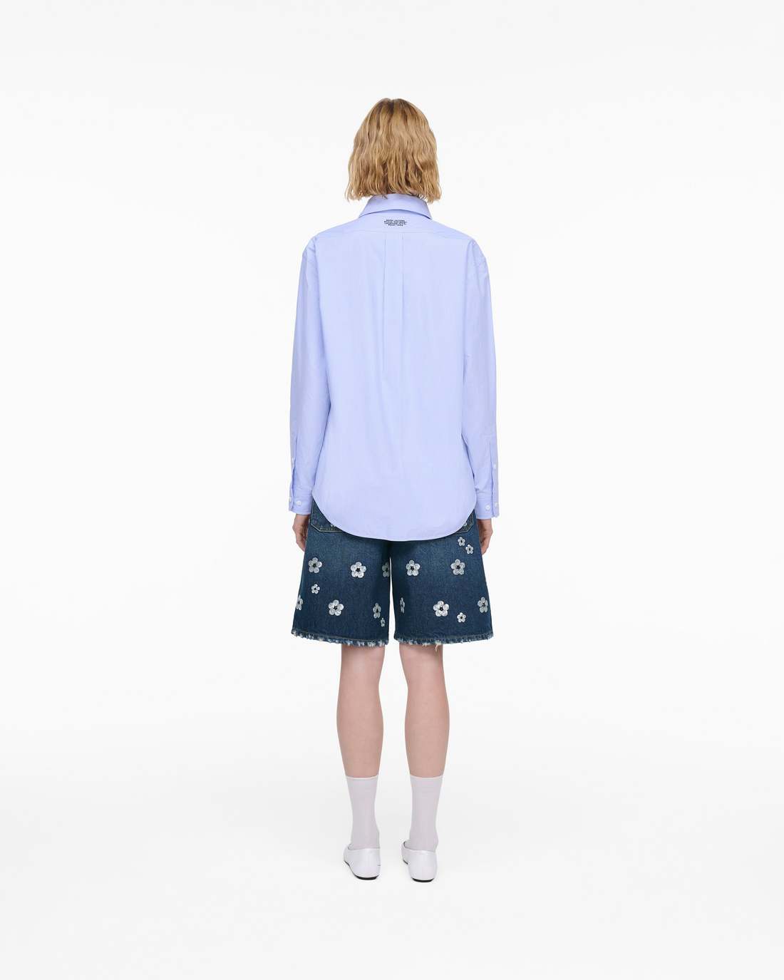 THE STRIPED SHIRT Sky Blue | Marc Jacobs Outlet