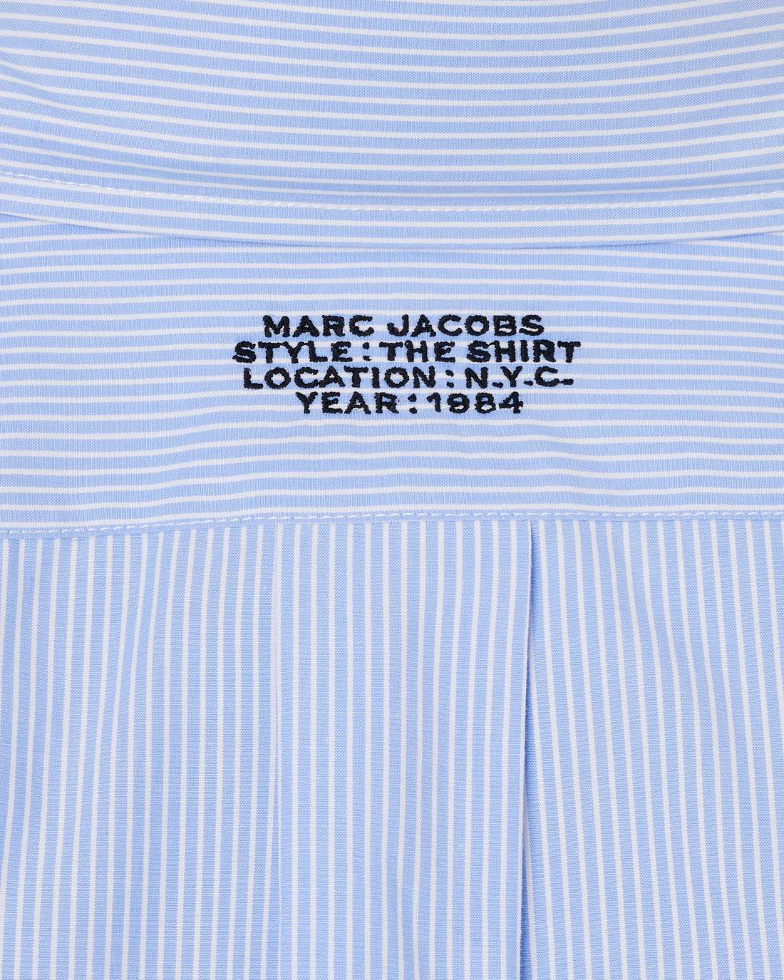 THE STRIPED SHIRT Sky Blue | Marc Jacobs Outlet