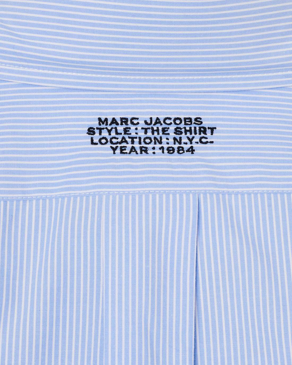 THE STRIPED SHIRT Sky Blue | Marc Jacobs Outlet