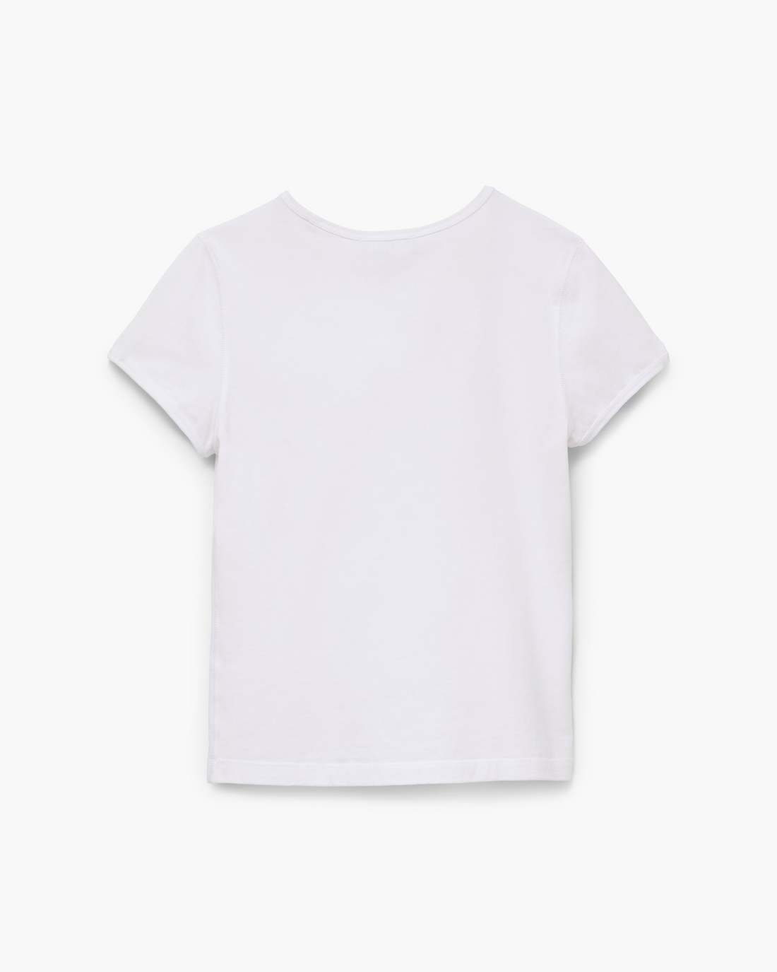 Charm Logo Shrunken Tee White | Marc Jacobs discount