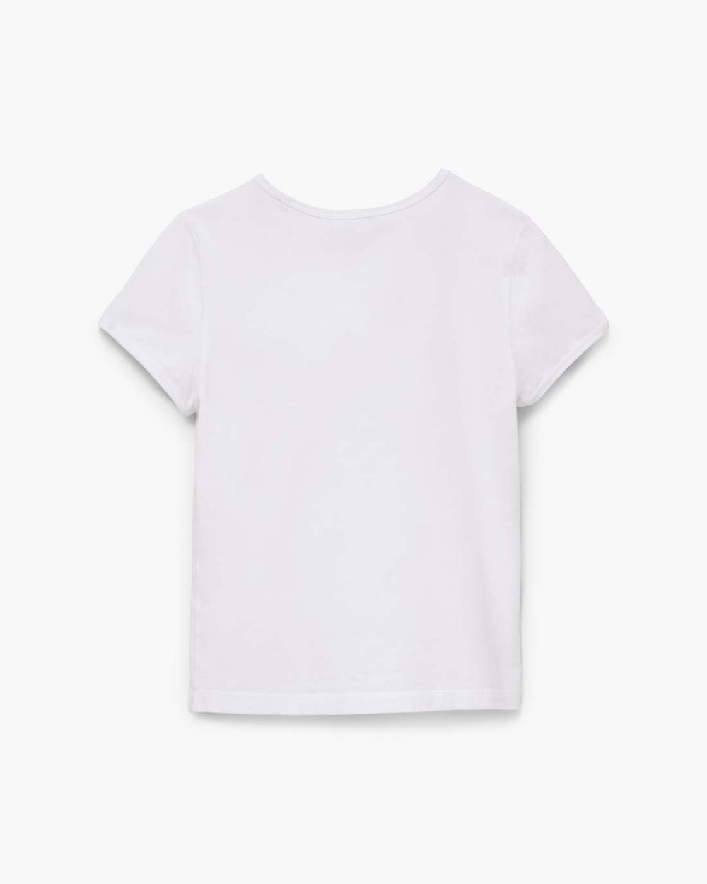 Charm Logo Shrunken Tee White | Marc Jacobs discount