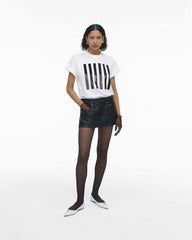 The Stripe Box Tee White | Marc Jacobs for sale