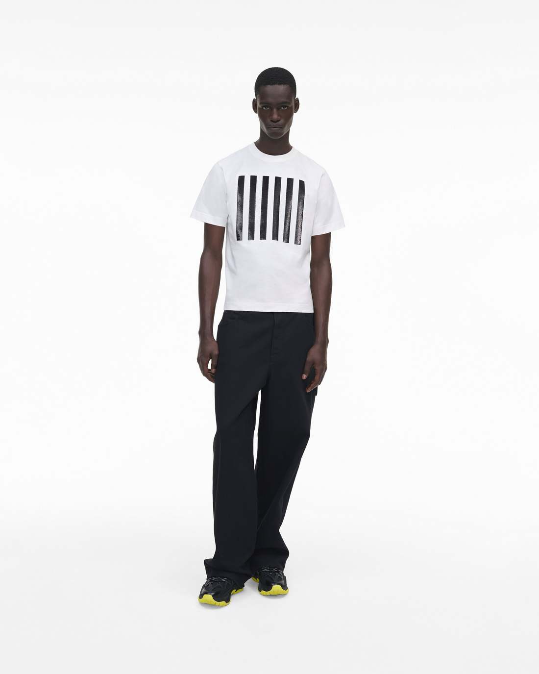 The Stripe Box Tee White | Marc Jacobs for sale