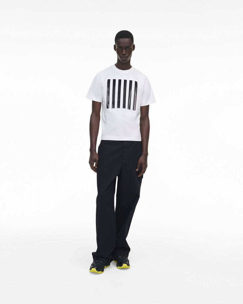 The Stripe Box Tee White | Marc Jacobs for sale